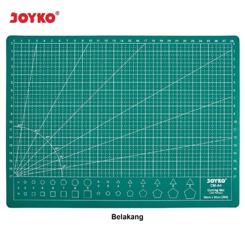 

Cutting Mat JOYKO A4 Small / Alas Potong Kertas CM-A4 Kecil / Tatakan Cutter Hijau CM A4 ( PCS )