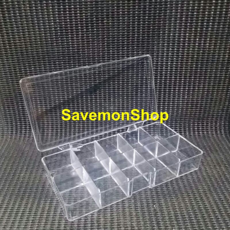 

Tempat Kosmetik Akrilik Sekat Box Kotak Sekat Akrilik Make Up Box Aksesoris Manik Manik Jewelry