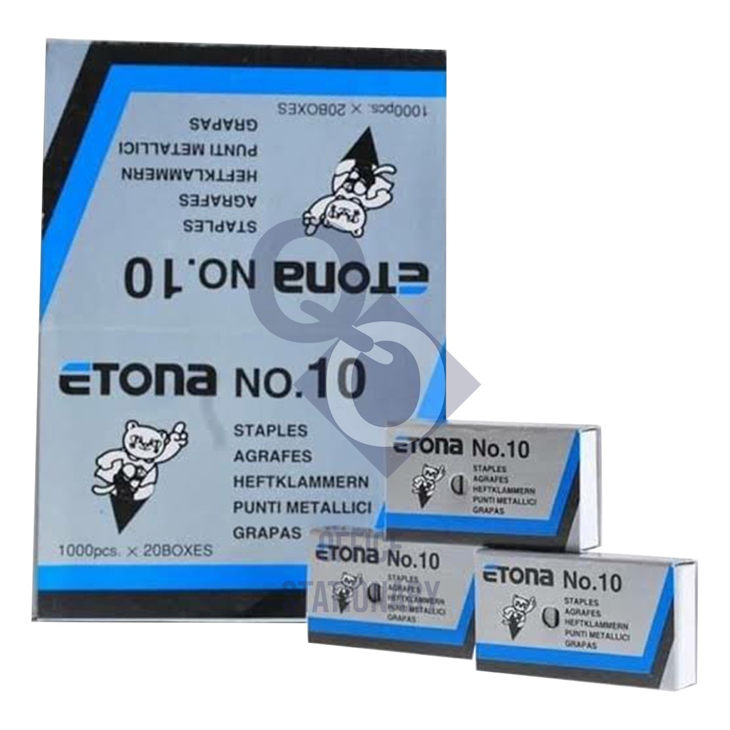 

Isi Staples Stapler Hekter Etona No 10 1 Pack
