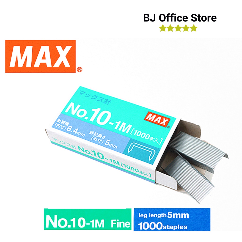

Staples Max No 10 / Isi Staples Max No 10 / Isi Staples Kecil / Isi Stapler / Pack