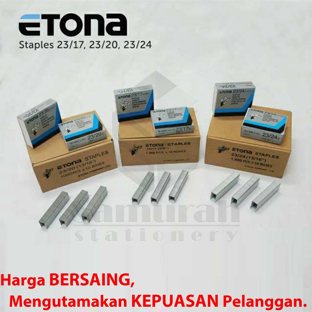 

Isi Stapler Mesin Jilid Etona 23/24 ( 5/16" ) / Staples Refill 23 24