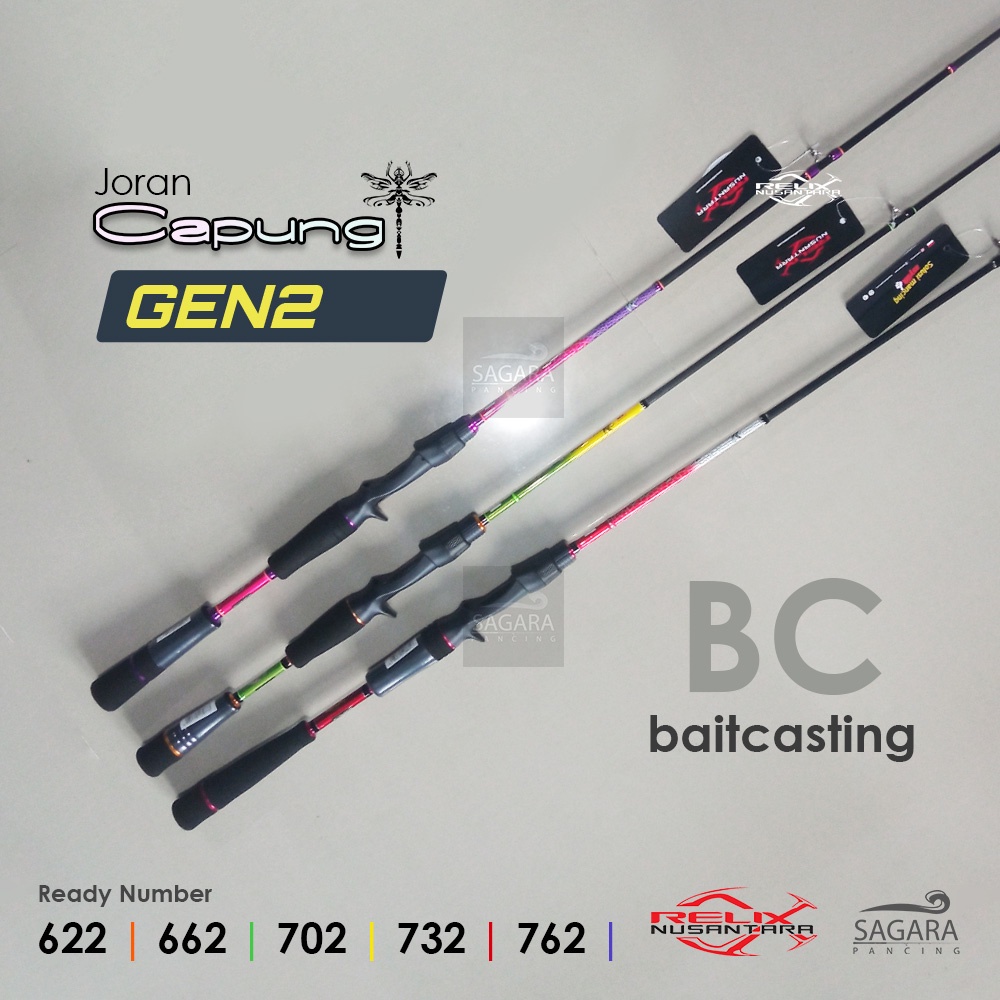 Joran Capung 622 662 702 732 762 832 902 Capung GEN 3 Capung GEN 4 Top Section Capung