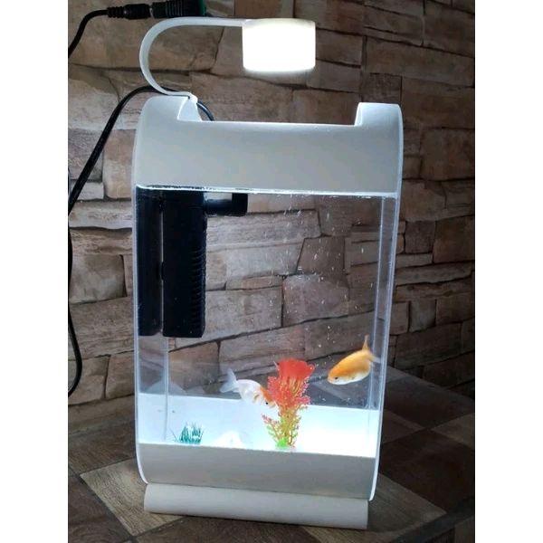 

PROMO SPECIAL Aquarium Mini Akrilik PVC Hard untuk Ikan Hias Kecil Guppy Glofis Neon dll - Surya