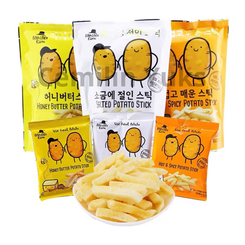 

Master Kim Potato Stick 70g Snack Keripik Kentang WE!