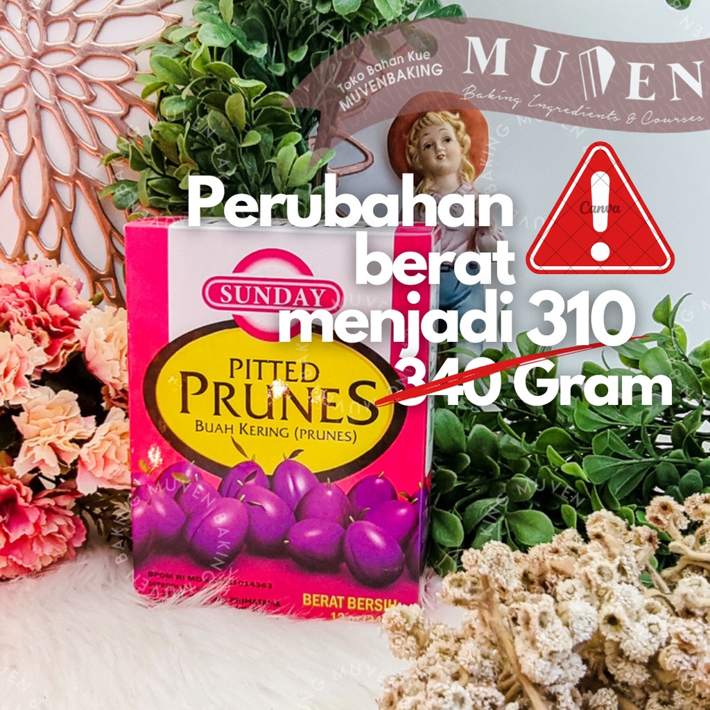 

SUNDAY PITTED PRUNES 310 GR WE!