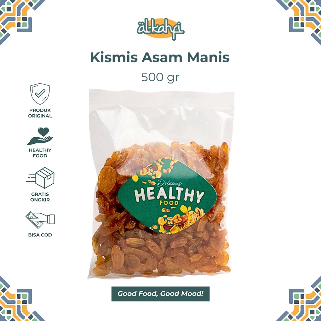 

Kismis Asam Manis Raisin 500gr Kismis Golden Raisin Original Oleh Oleh Haji Umroh WE!