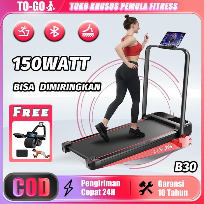 Treadmill Elektrik Lipat Portable Walking Pad Running Pad Termurah