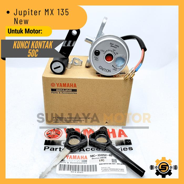 Kunci Kontak Set 50C Keyset Original Yamaha Jupiter MX 135 New Jupiter MX New Kunci Motor 1 Set Key