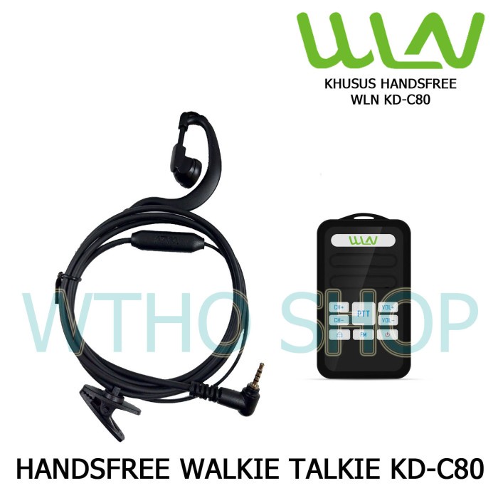 JTTOP" HANDSFREE WALKIE TALKIE WLN TIPE KD-C70PRO DAN KD-C80