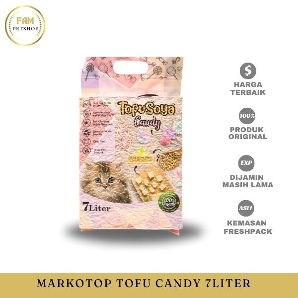 

Promo Pasir Kucing Markotop Tofu Soya / Pasir Kedelai Markotop 7 Liter Tbk