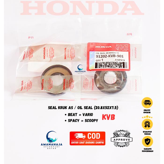 SEAL KRUK AS MOTOR HONDA VARIO (KVB) SPAREPART HONDA SPAREPART ASLI / SPAREPART KUALITAS / SPAREPAR