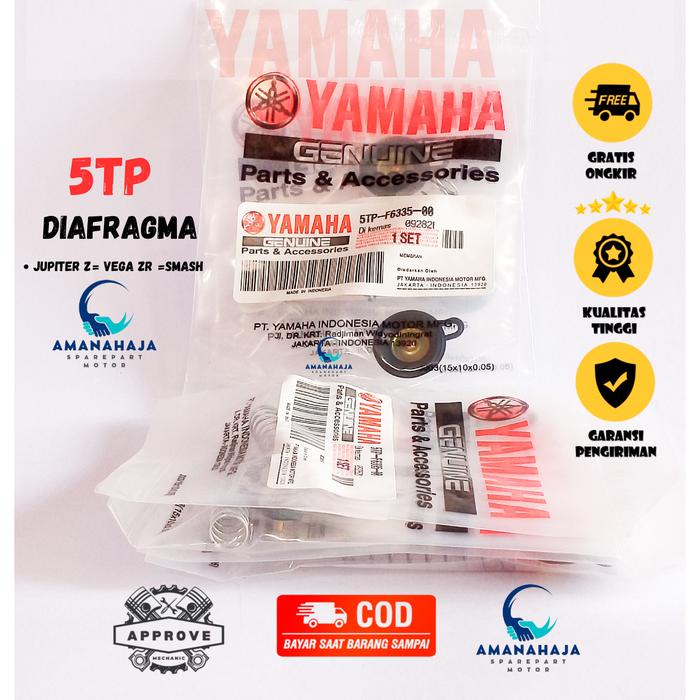 DIAFRAGMA ASSY MEMBRAN MOTOR YAMAHA JUPITER Z SPAREPART YAMAHA SPAREPART ASLI / SPAREPART KUALITAS /