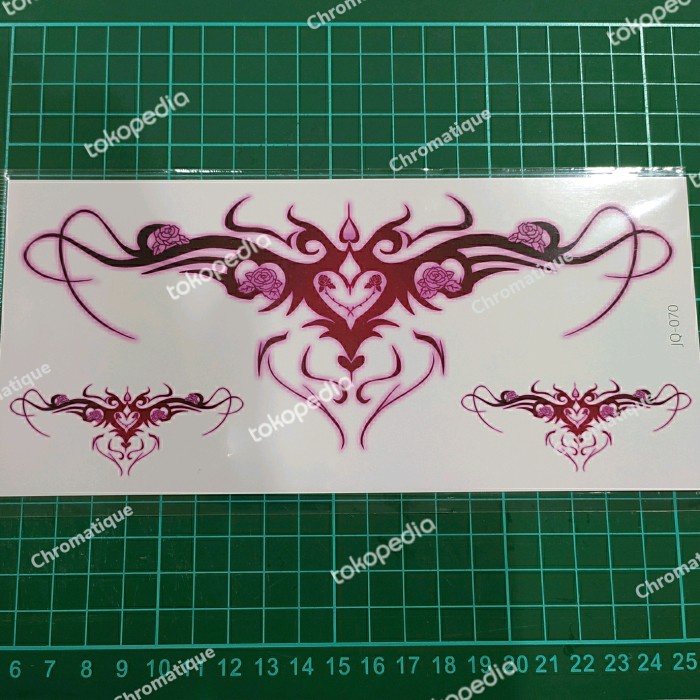 ..... Tattoo Temporary Cosplay - Tattoo Temporary Model 8 Succubus Tattoo