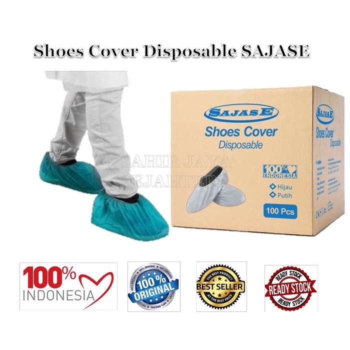 100 Pcs / Box Shoes Cover Medis Cover Shoes Medis Alas Sepatu Medis