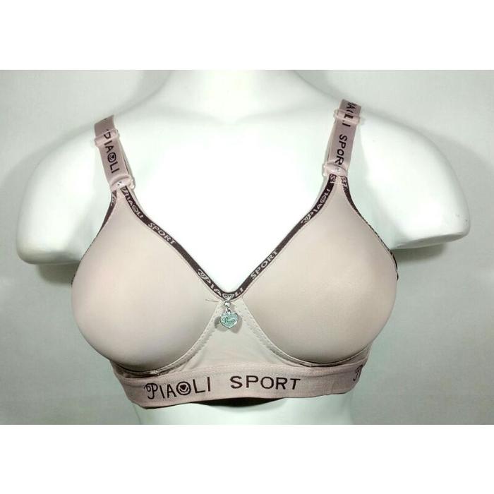 (Paket 3 Pcs) Original Bh Piaoli Pl0101 Ukuran 36 - 42 Kait 3 Cup B Bh Wanita Dewasa Tanpa Kawat