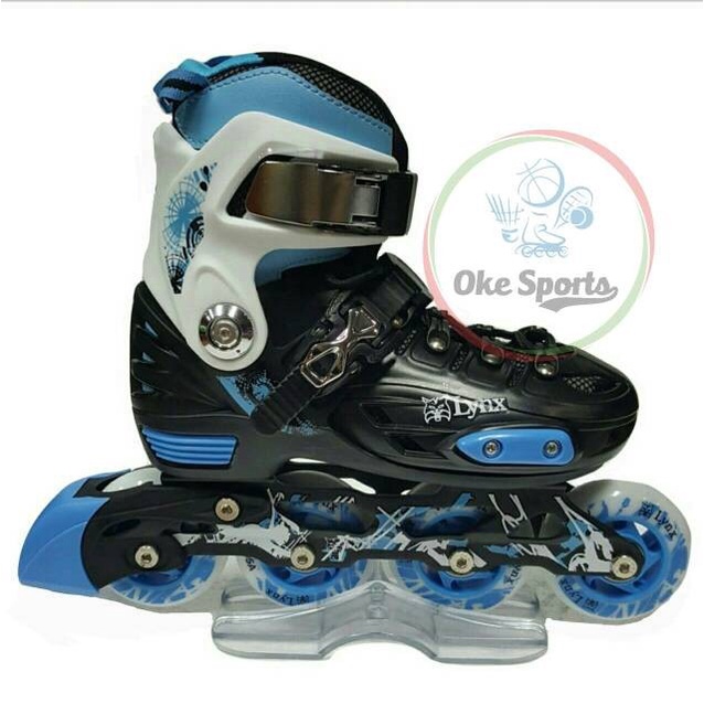 Sepatu Roda/Inline Skate Lynx BM135 (Blue-Black)
