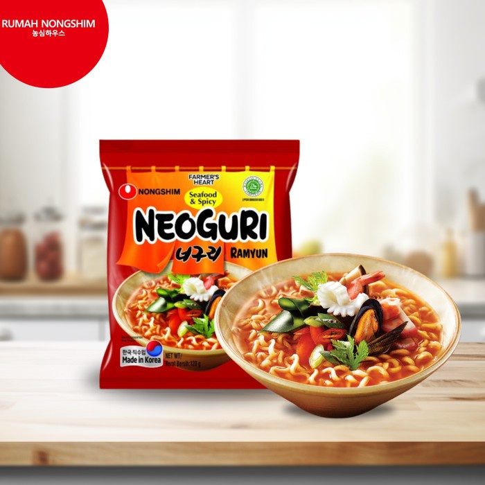 

Sale Terbatas [Bundling] 2Pcs Nongshim Neoguri 120G Made In Korea - Gratis Aluminium Tray Aman