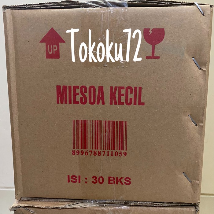 

Sale Terbatas Misua / Miesoa Kecil Cap Burung Layang Terbang 130 Gr 1 Dus 30 Pcs Aman