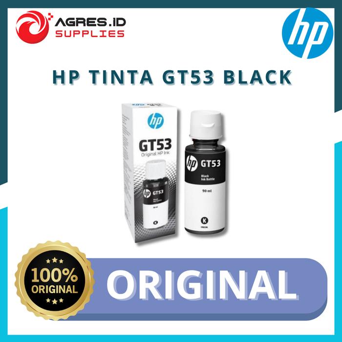 Ready HP TINTA GT 53 BLACK TINTA PRINTER GT53 BLACK ORIGINAL