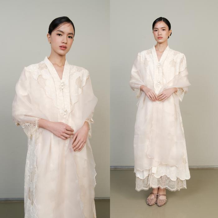 Embara - Malika Kebaya Dress ---- Baju Lebaran / Kebaya - Kondangan / Wisuda / Modern / Lamaran Top