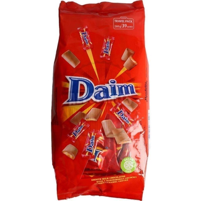

BARANG TERLARIS DAIM MINIS CHOCOLATE TRAVEL PACK 250gr isi 33pcs