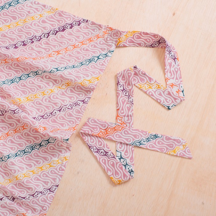 Kebaya Kutu Baru Batik Mix Katun Jepang Modern - Sekar Pink Ready