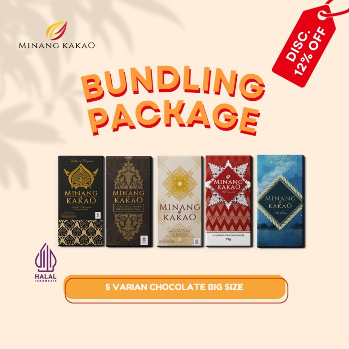 

BARANG TERLARIS Bundling Big Size Chocolate Bar - 5 Varian Rasa