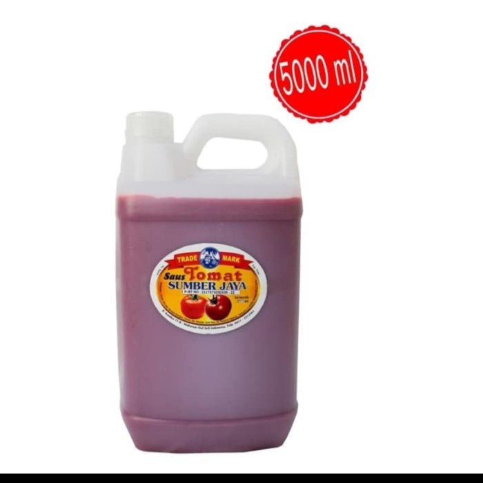 

BARANG TERLARIS Saos Tomat Sumber Jaya 5000ml