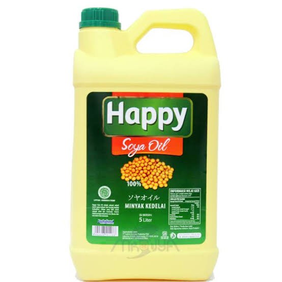 

BARANG TERLARIS Minyak Happy salad soya 5liter jerigen
