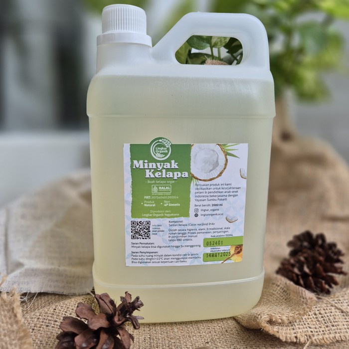 

BARANG TERLARIS Minyak Kelapa Lingkar Organik - Coconut Oil