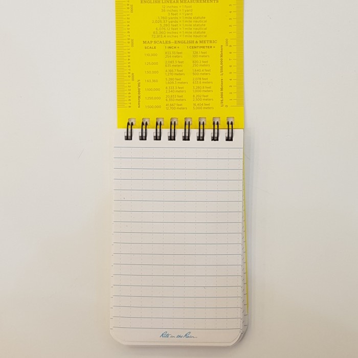 

BARANG TERLARIS NO 135 BUKU LAPANGAN ANTI AIR ALL WEATHER NOTEBOOK RITE IN THE RAIN