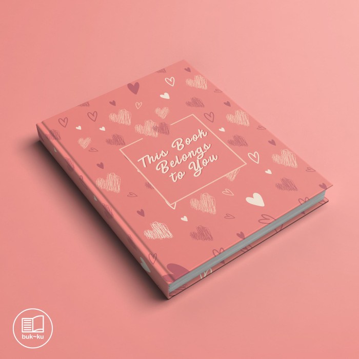 

BARANG TERLARIS Hadiah Valentine buku notes notebook custom tulis catatan
