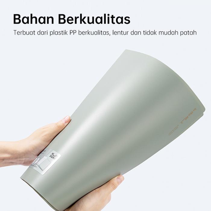 

BARANG TERLARIS Nusign Display Book / File Map Clear Holder / Document Keeper A4 30 40 60 Slot NS16X