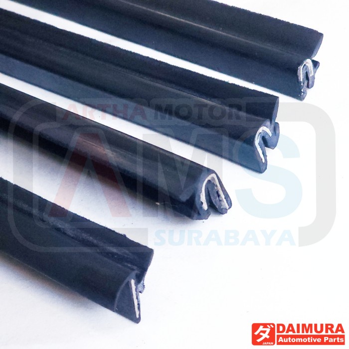 "TOP" KARET LIST LIS PELIPIT KACA PINTU SAMPING MOBIL PICKUP BOX TRUCK KARET WEATHER STRIP PELIPIT