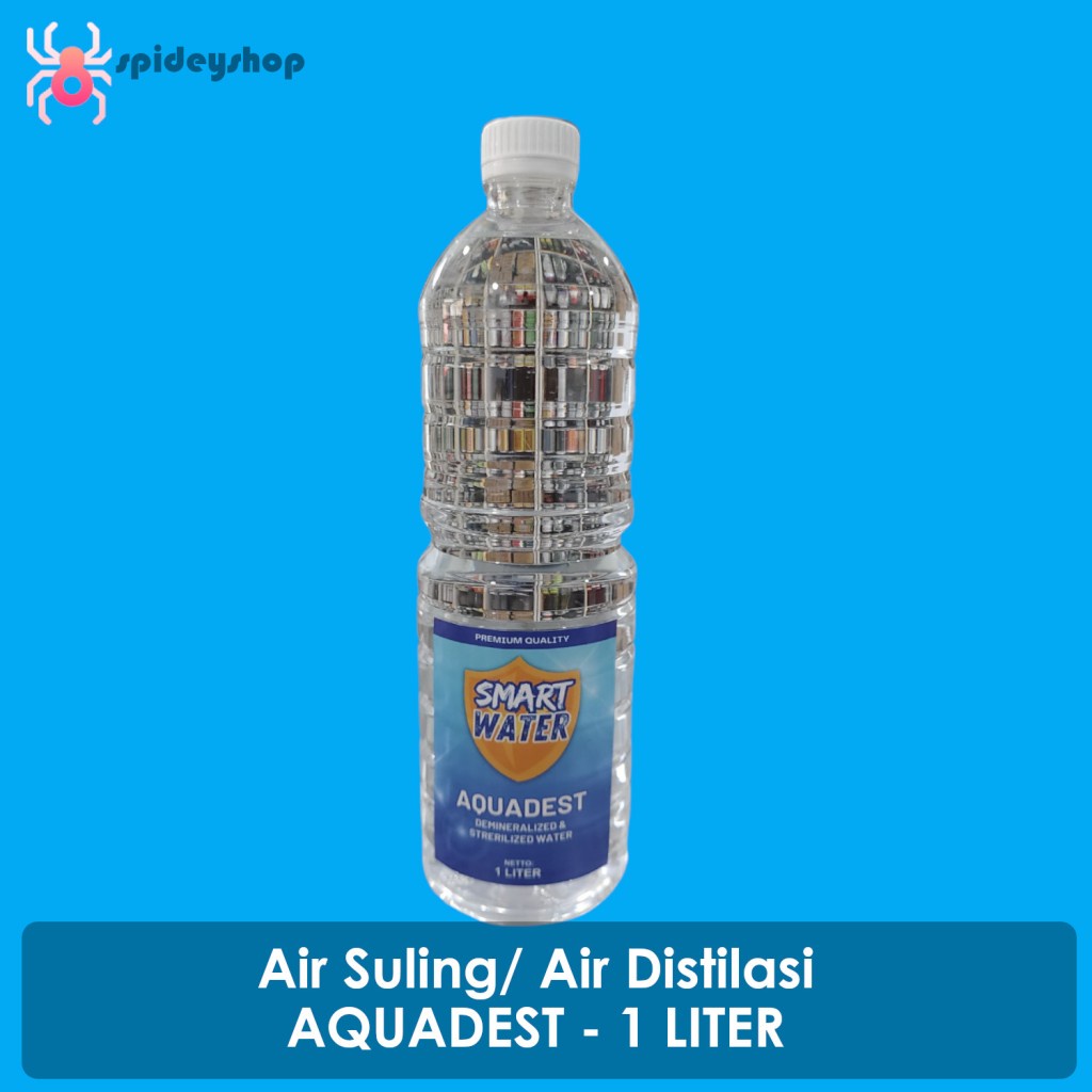 Air Aquadest Smart Water 1 Liter Aquadest Air Suling Air Distilasi