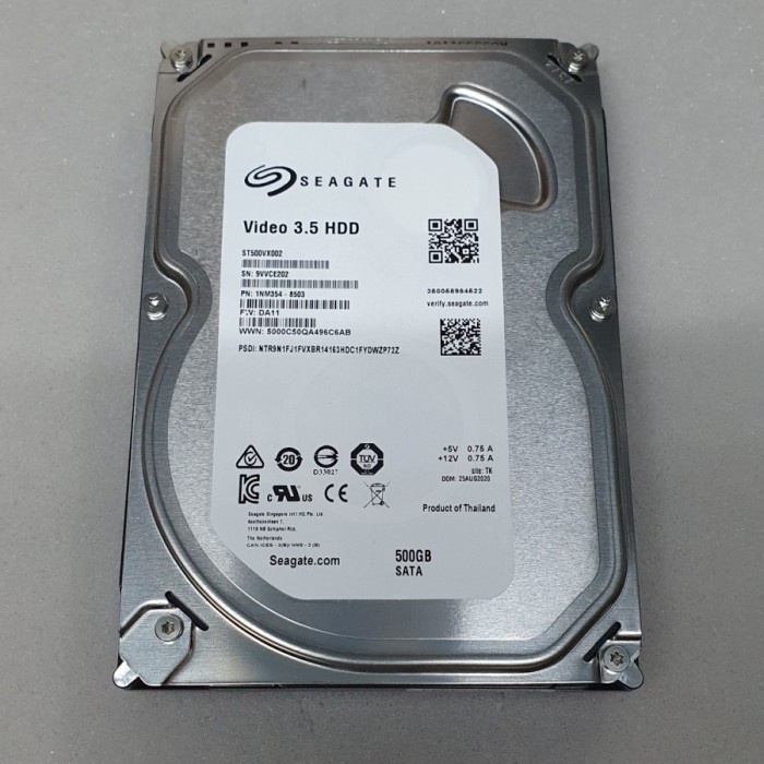 HARDISK SEAGATE ; 3.5" ; 500GB - MURAH BARU
