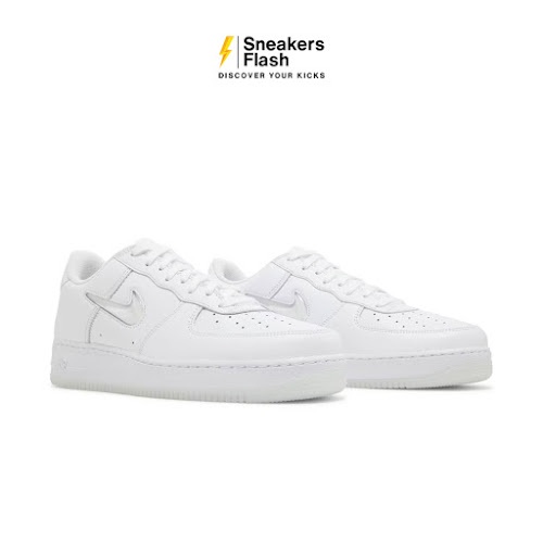 NIKE Air Force 1 Low Color Of The Month Triple White Sepatu Sneakers Unisex - FN5924100 - Size 44