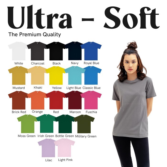 (TopSeller) Kaos Polos Y&S Ultra Soft