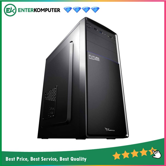 Ready Casing PC Powerlogic Futura Black N1000/N2000 - 450W