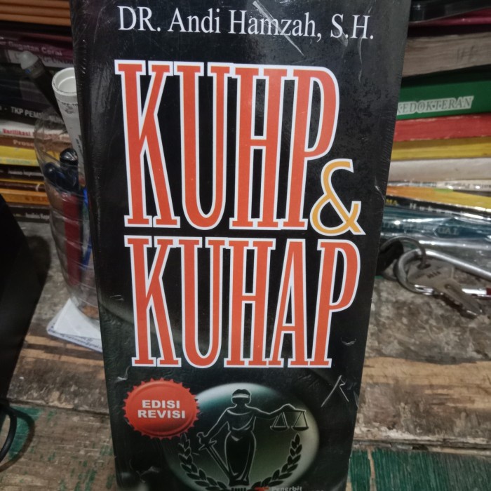 

SALE !!! KUHP DAN KUHAP EDISI REVISI BY ANDI HAMZAH ORIGINAL READYY