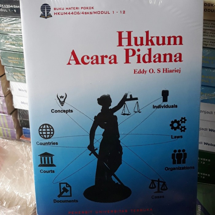 

SALE !!! BUKU PAKET HUKUM PIDANA & HUKUM ACARA PIDANA BY PROF. DR. EDDY O. S. H READYY