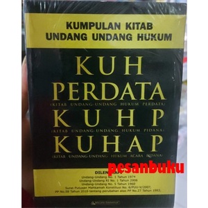 

SALE !!! BUKU KUMPULAN KITAB UU HUKUM KUH PERDATA KUHP KUHAP READYY
