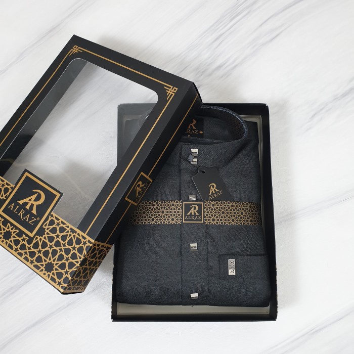 Jubah / Gamis Woll Al raz Non manset style al haramain woll