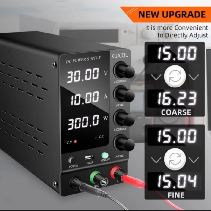 DC Power Supply Adjustable 30V 10A KUAIQU