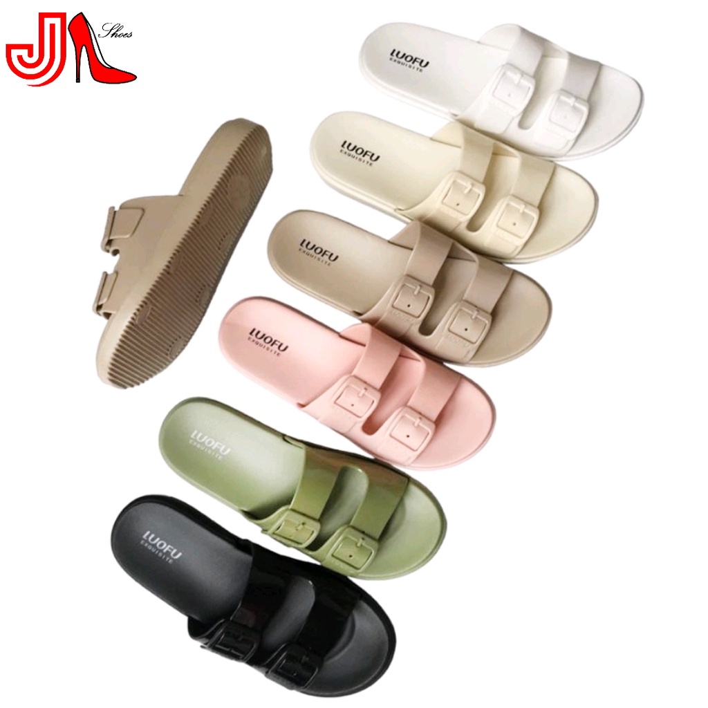 LUOFU E7188-6WP Sandal Kokop Ban Dua Gesper -JaminanMutu