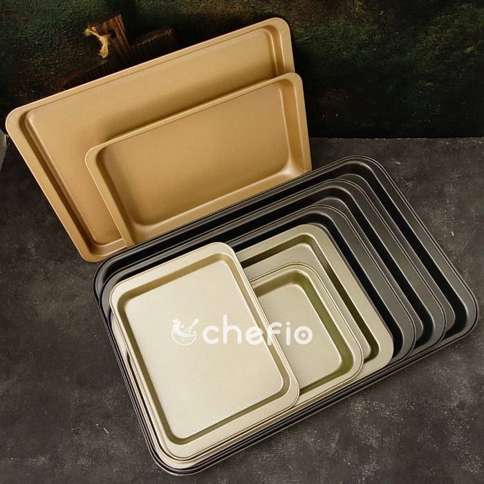 PREMIUM Loyang Persegi Panjang Ceper/ Baking Tray / Loyang Kue Kering / Nampan