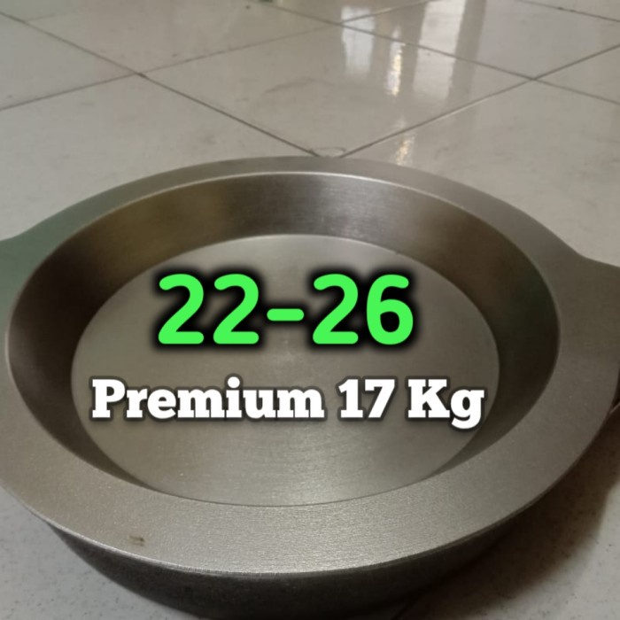 PREMIUM Loyang Martabak Bangka Premium 22-26 Berat 17 Kg Plus Tutup