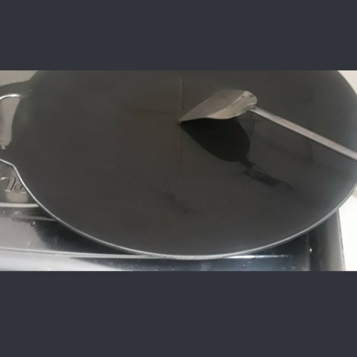 PREMIUM loyang martabak telor baja 40 cm/wajan penggorengan datar besi tebal