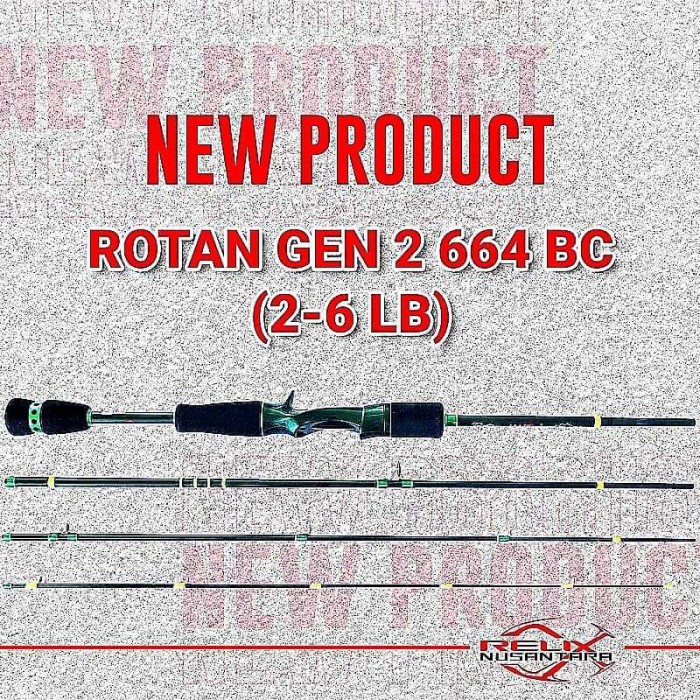 PREMIUM JORAN BC RELIX NUSANTARA ROTAN 2-6LB 5-10LB TRAVEL ROD FUJI