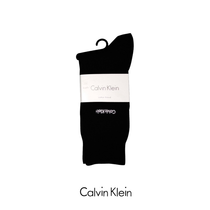 PREMIUM CALVIN KLEIN Casual Men Sock Signature Flat - Kaos Kaki Pria Kasual